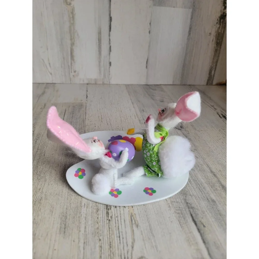 Annalee Easter egg painting bunny‎ Pals spring decor
